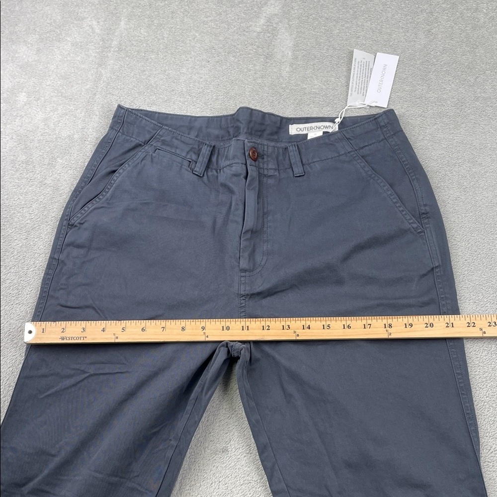 NEW Outerknown 33x31 Men's Charcoal Nomad Chino Pants - Picture 5 of 12